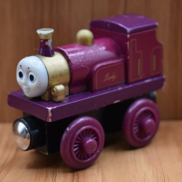 LADY Purple 2012 - Thomas & Friends Wooden Railway Train Tank Engine Magnetic - Picture 7 of 7